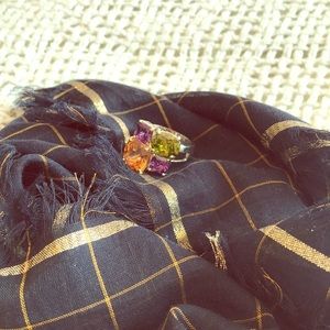 Thee gem chunky ring